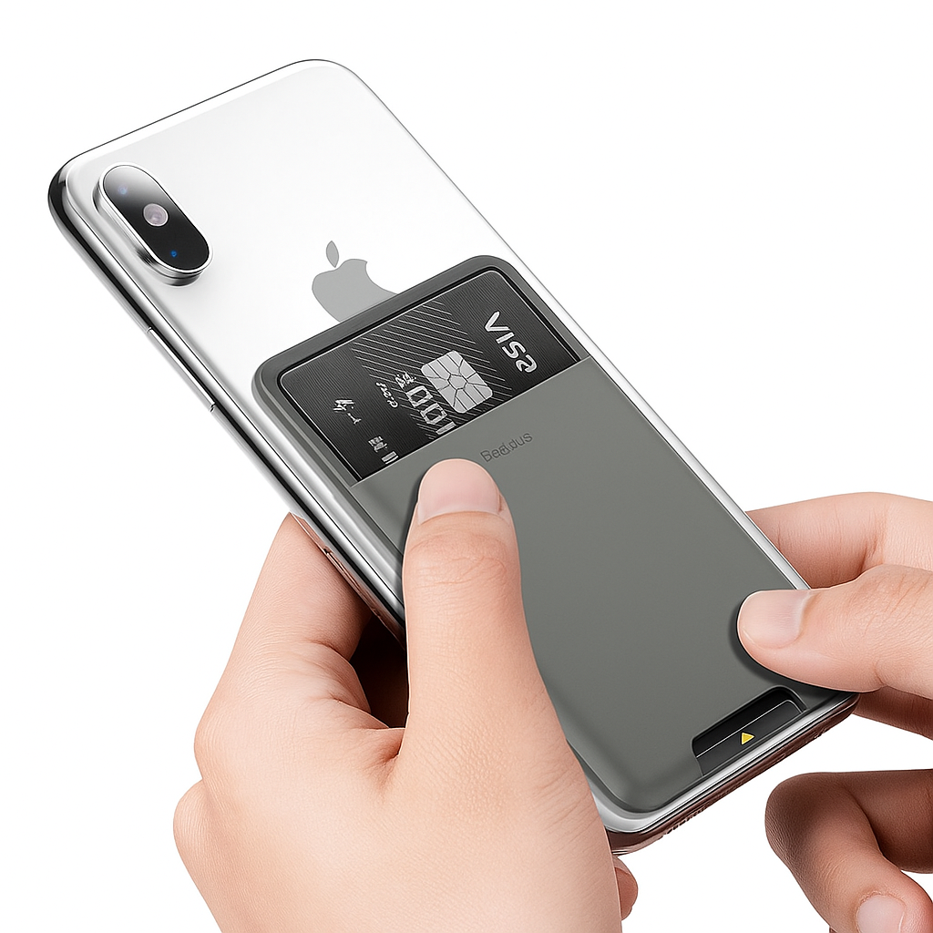 Baseus Silicone Back Stick Card Holder for Smartphones