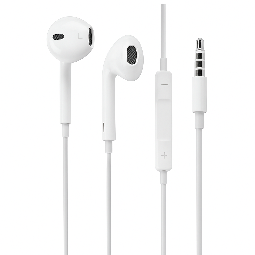 iPhone 3.5MM Hand Free Premium Quality | Wired Earphone with Mic