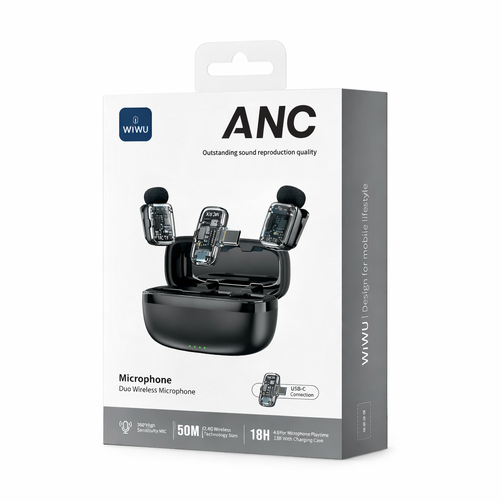 WIWU ANC Wi-WM008 Dual Wireless Microphone