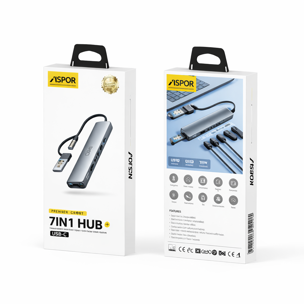 ASPOR 7-in-1 USB Hub