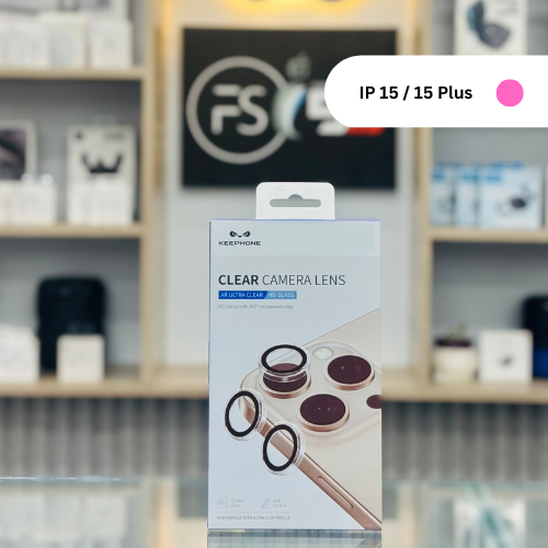 Keephone 15 / 15 Plus Camera Lens Protector (Pink)